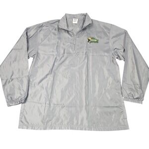 Team USA Road to Rio Pullover Jacket Large Gray Olympic‎ Lightweight Windbreaker